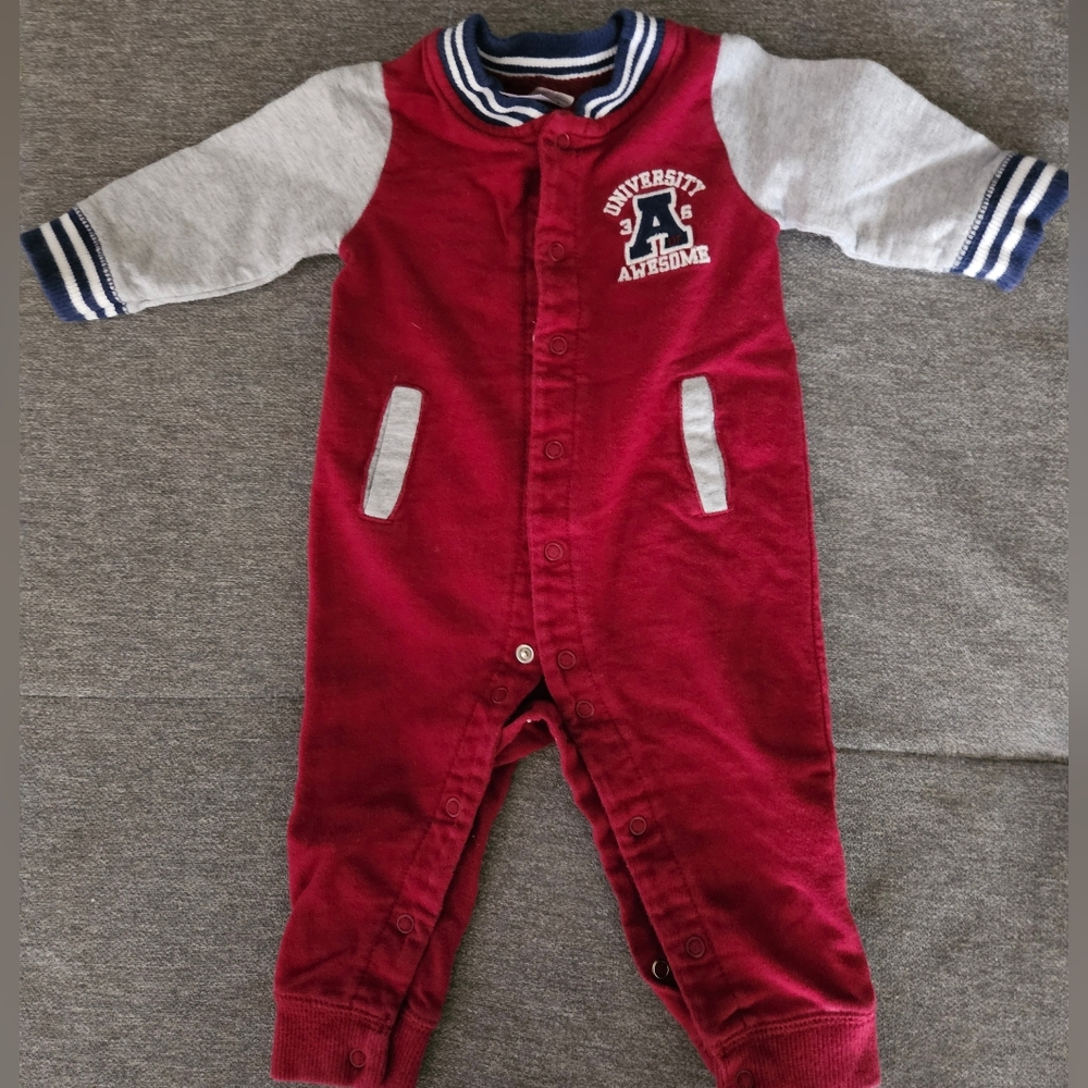 Carter's Red and Gray Kids Bodysuit